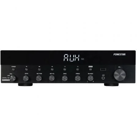 Fonestar AS-6060 Amplificador Estéreo HiFi Bluetooth, Radio FM, USB, MP3, 60W+60W RMS Fonestar AS-6060 Amplificador Estéreo HiFi Bluetooth, Radio FM, USB, MP3, 60W+60W RMS